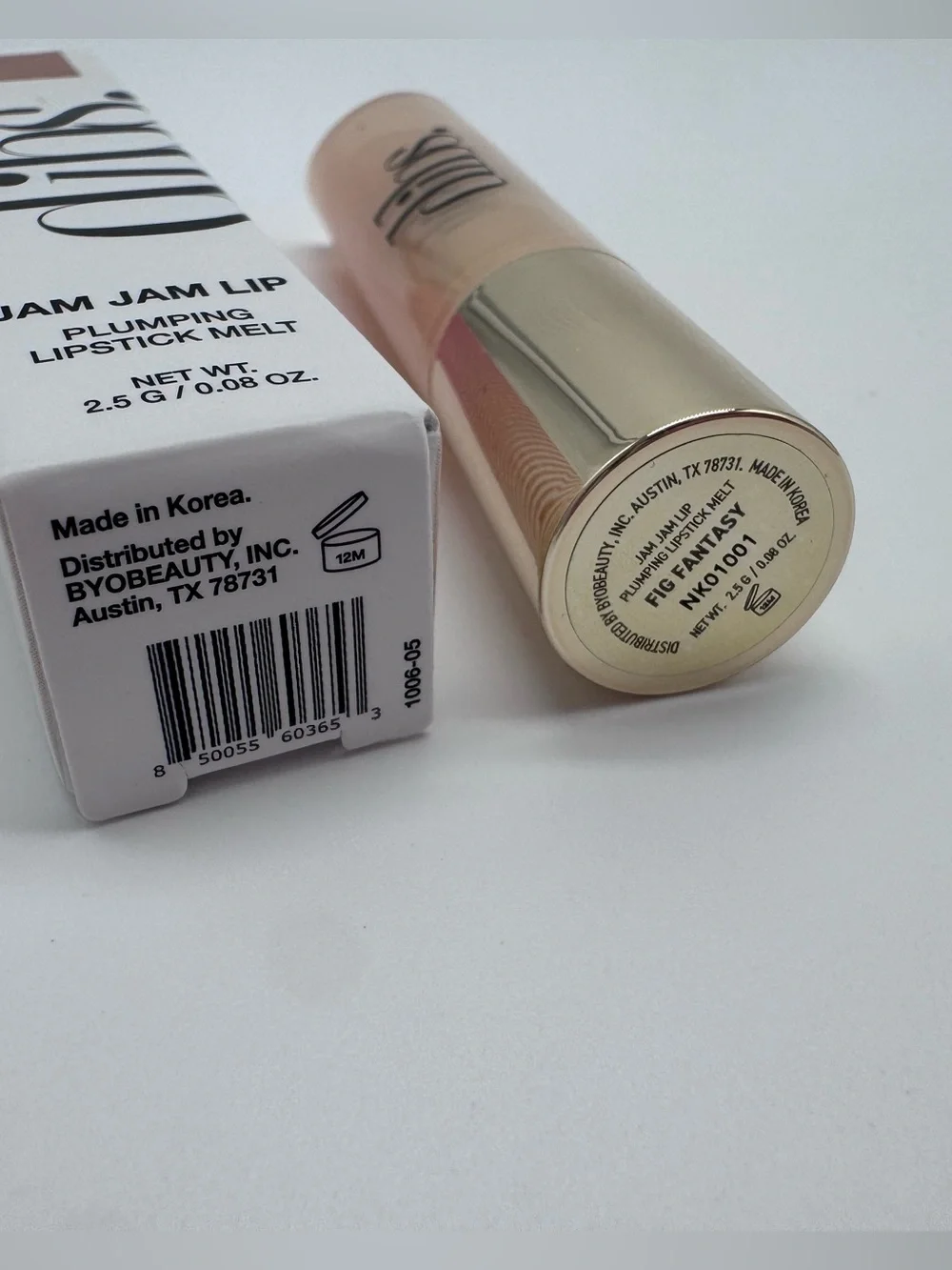 NIB DIBS Beauty Jam Jam Lip Plumping Lipstick Melt Fig Fantasy